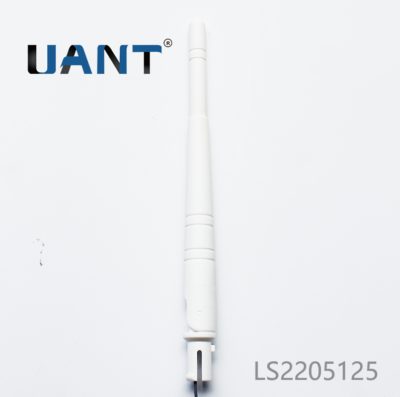 2.4G 六環(huán)白色出線(xiàn)天線(xiàn)，L=340mm+端子