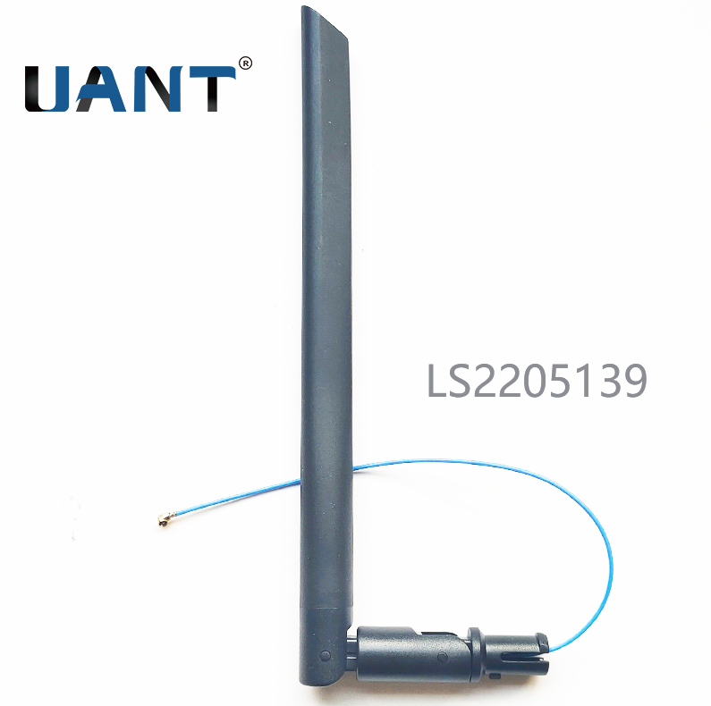 4G LTE龍泉?jiǎng)谏p轉(zhuǎn)折出線天線，L=150mm+端子