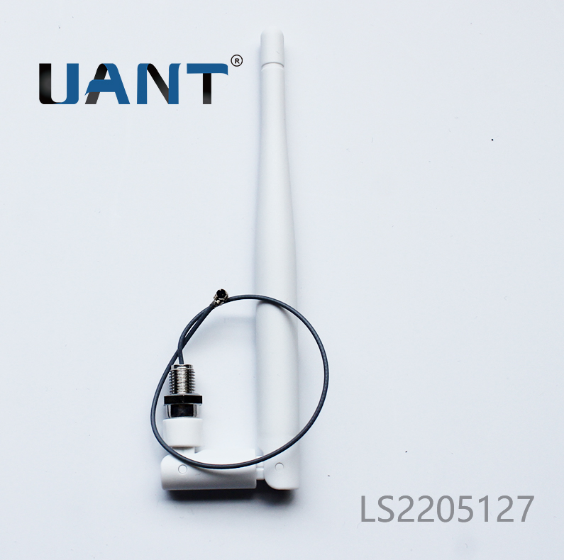 5G w68白色出線天線，L=250mm+四代端子